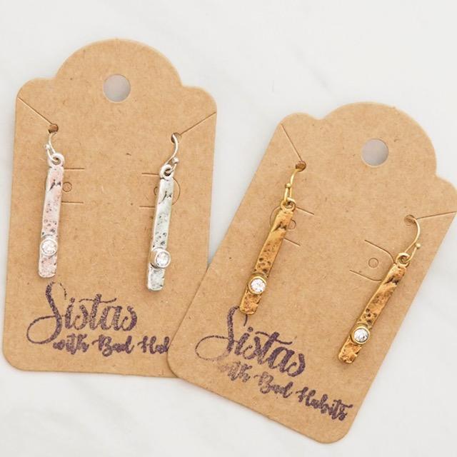 Bar Sparkle Earring
