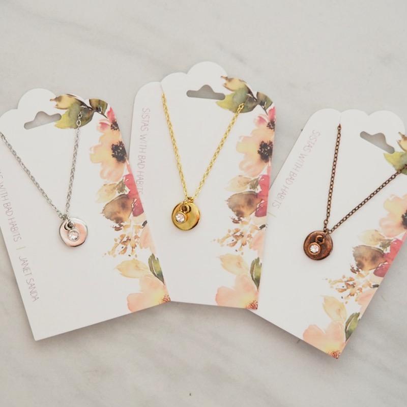 Disc Sparkle Necklace