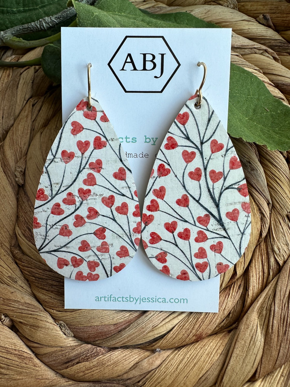 5-Cork Tear Drop Earring