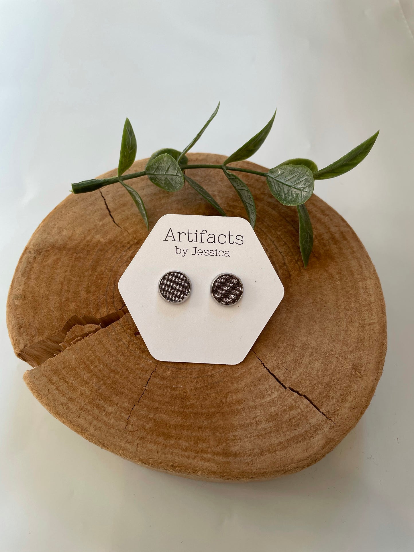 Circle Leather Studs - Fall