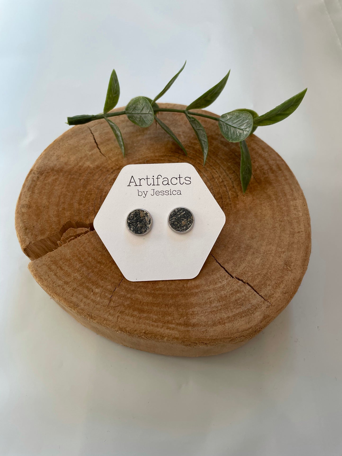 Circle Leather Studs - Fall