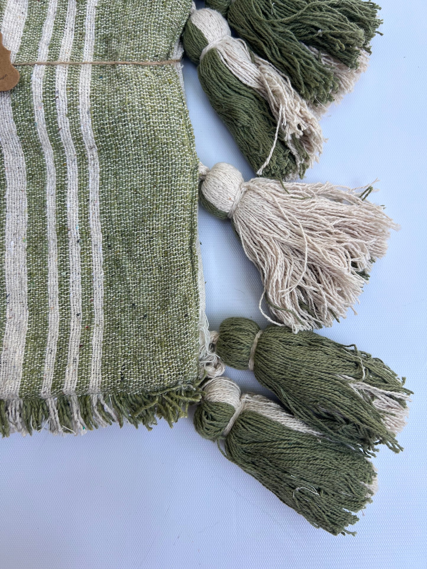 Green Poncha Table Runner