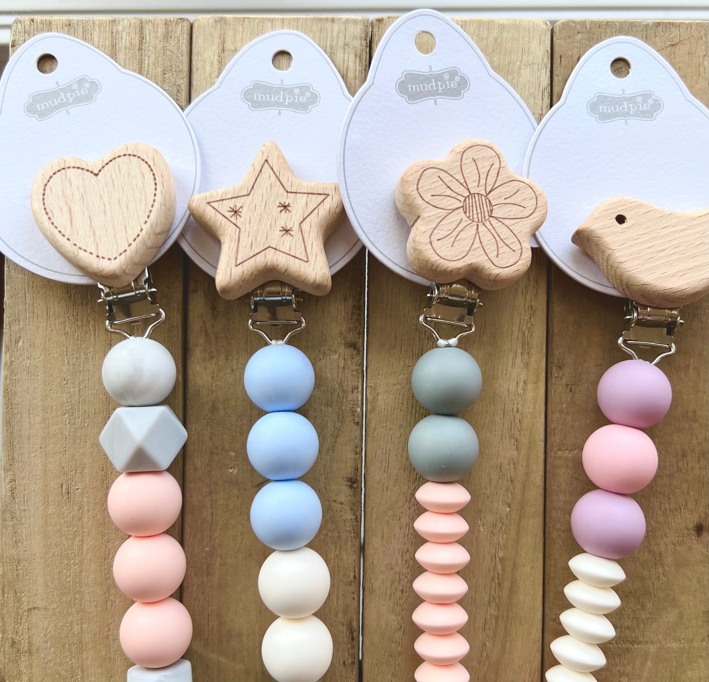 Wood and Silicone Pacy Clip