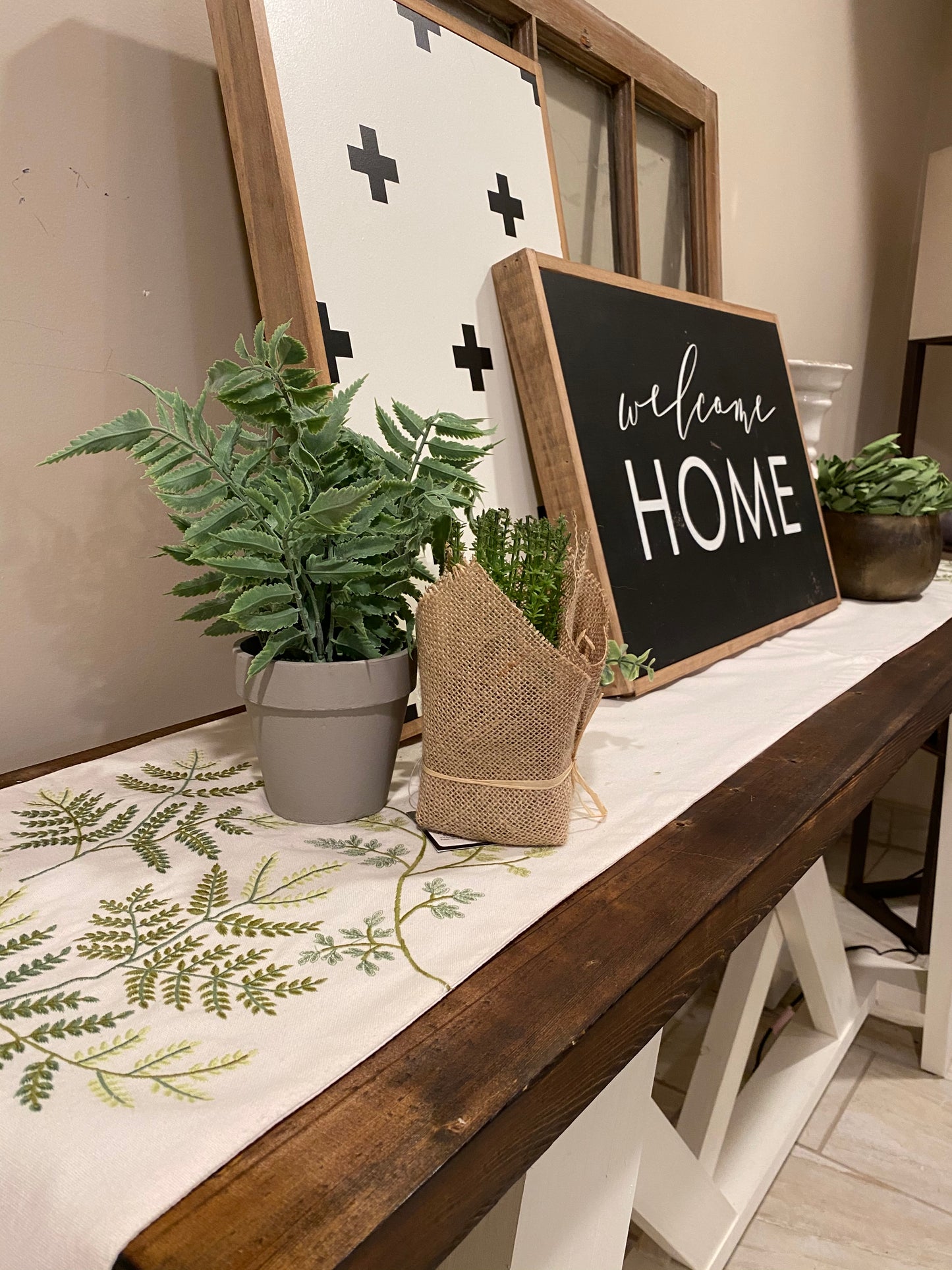 Fern Table Runner