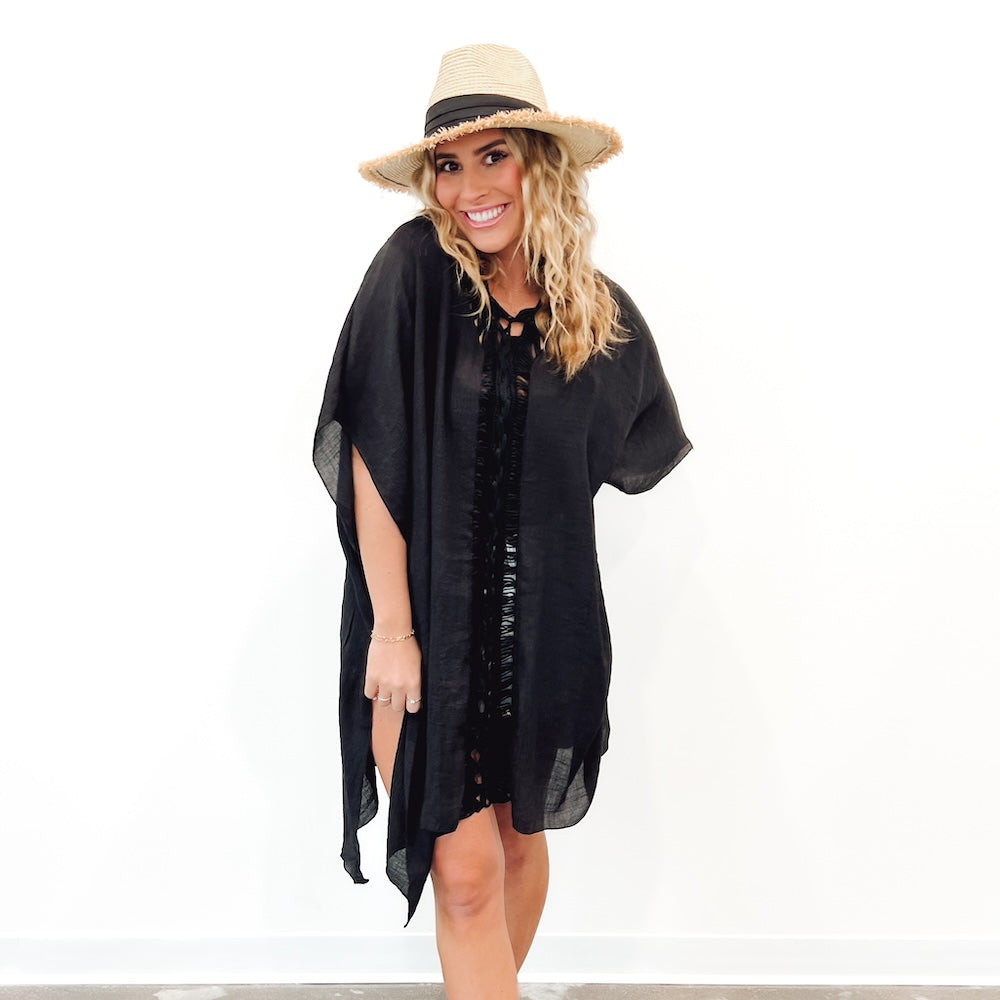 Sunday In Naples Crochet Kimono-Pretty Simple