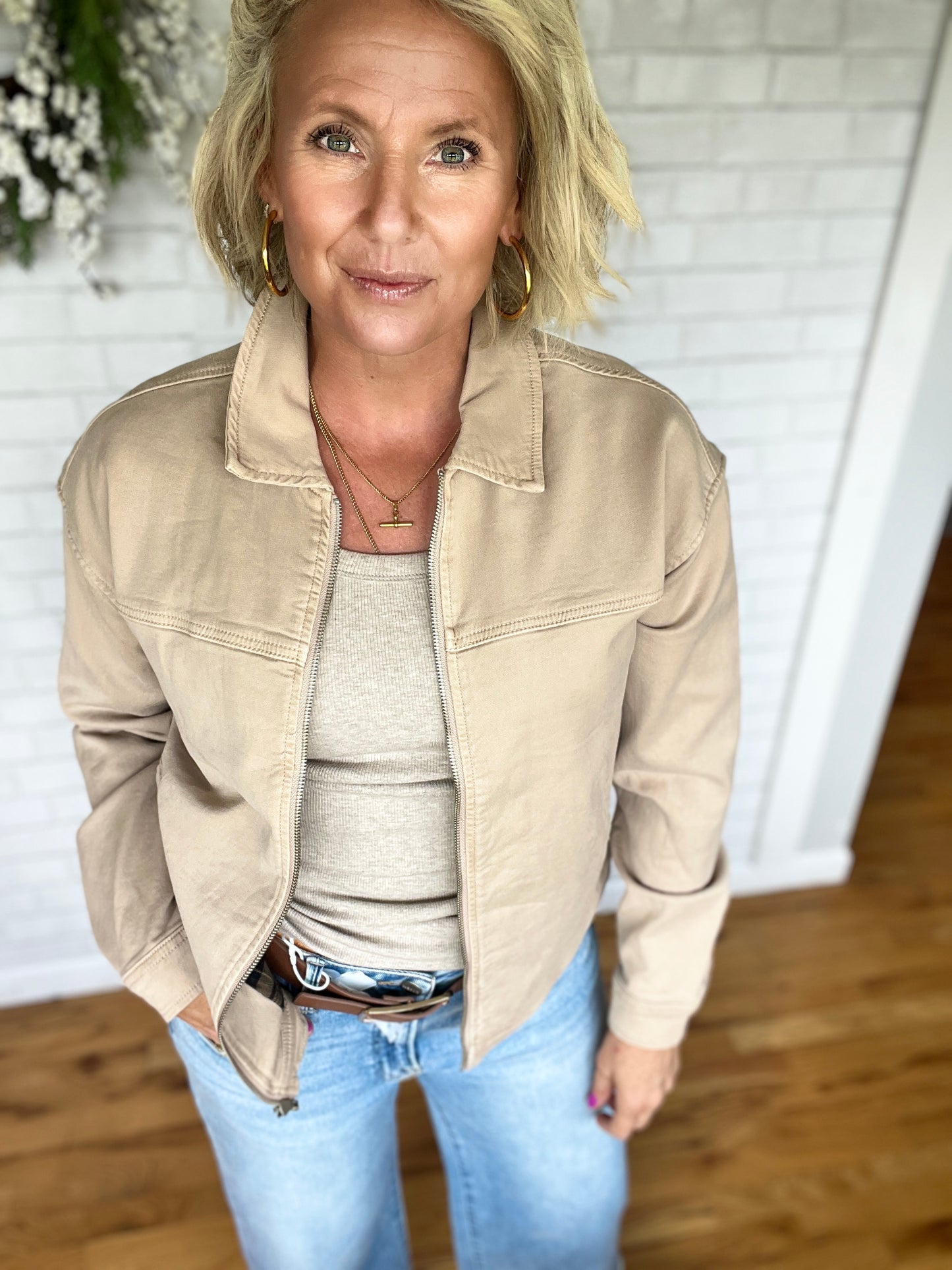 Sophia Jacket -Taupe