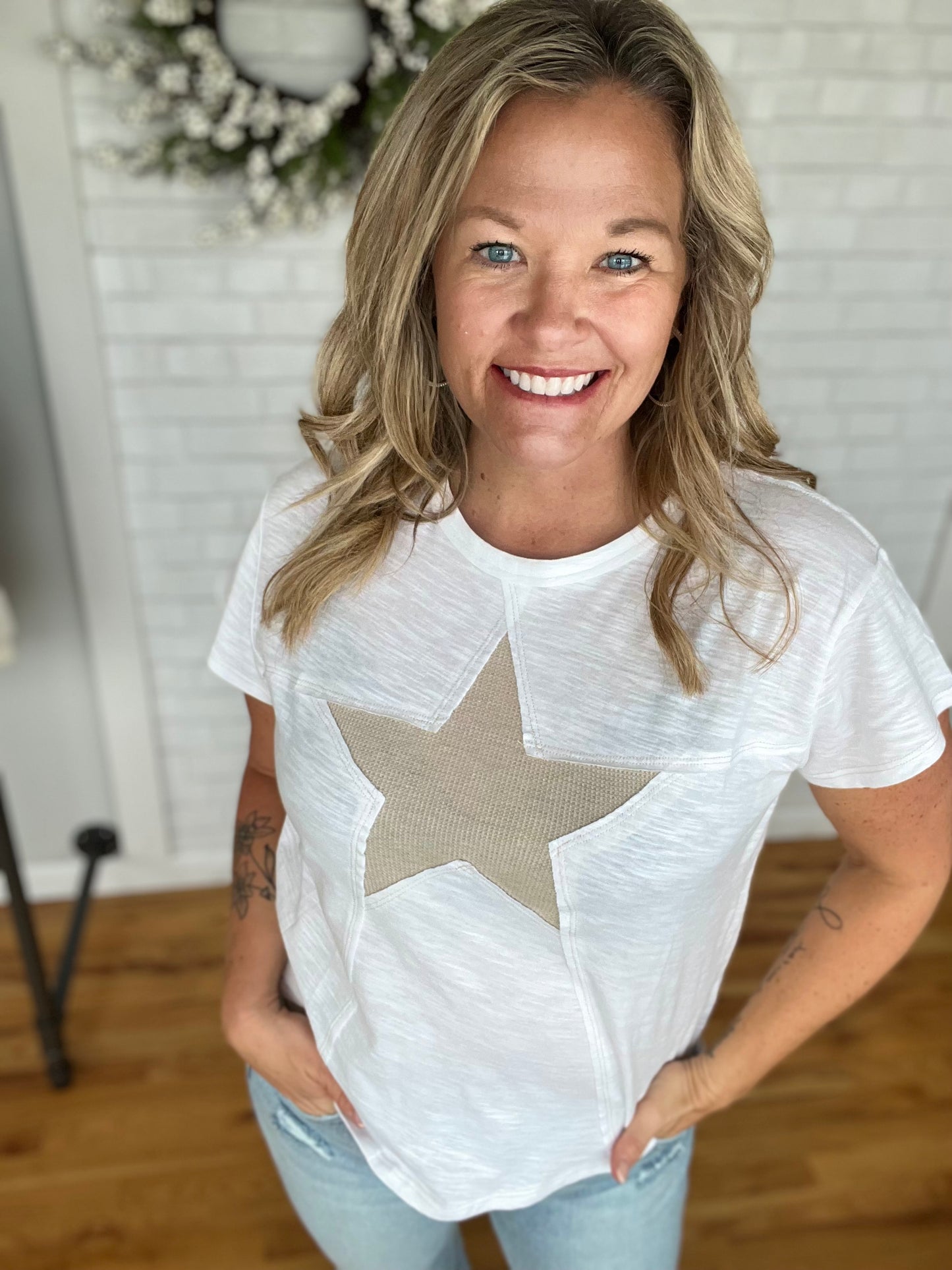 Natural Star Tee