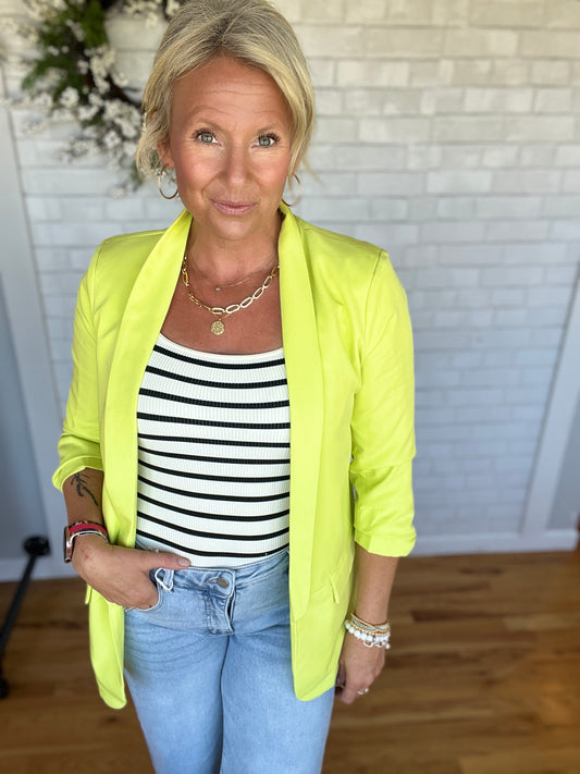 Strut Blazer - Electric Yellow