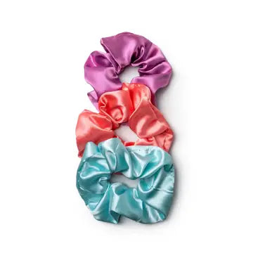 Satin Scrunchies Pack of 3