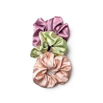 Satin Scrunchies Pack of 3