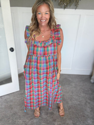 Poppy Plaid Dress