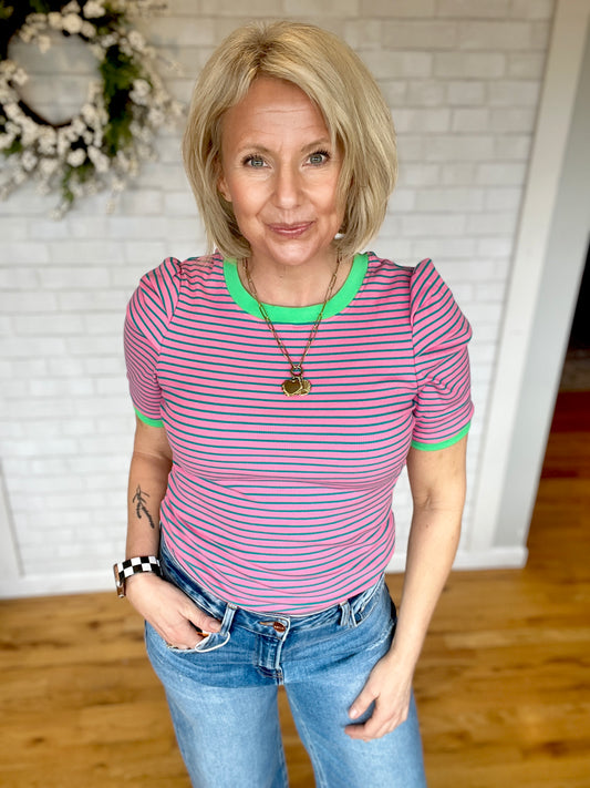 Poppy Preppy Top