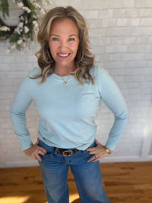 Ella Sweater - Light Blue