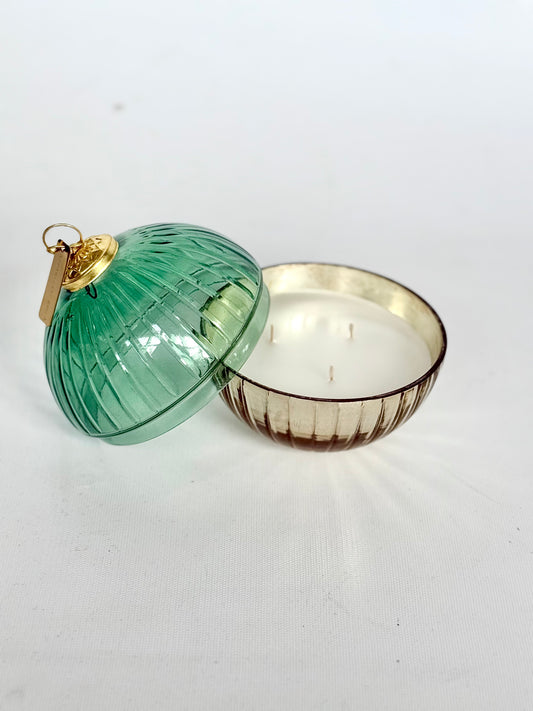 Etched Ornament Candle