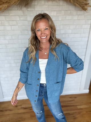 Daisy Cardigan - Teal