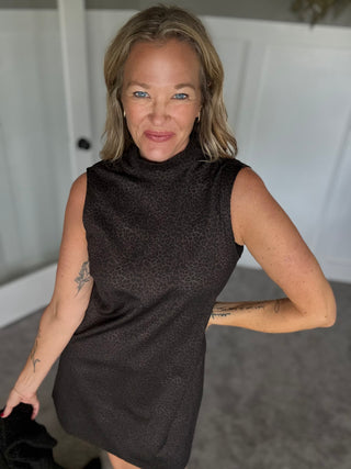Briar Mock Neck Shift Dress