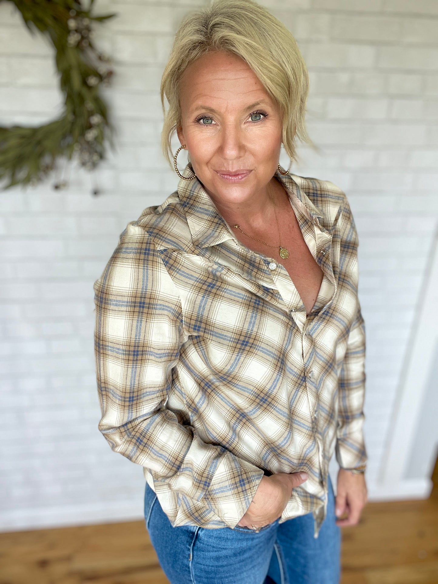 Yana Button Up