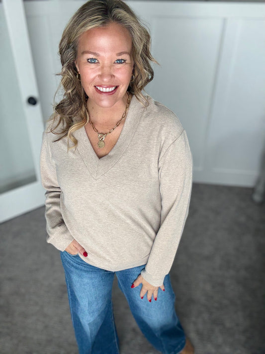 Manal Top - Heather Stucco