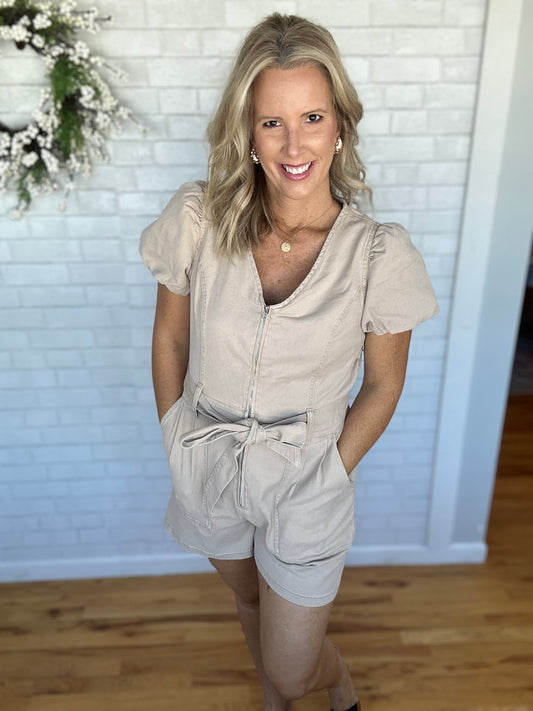Dedra Denim Romper