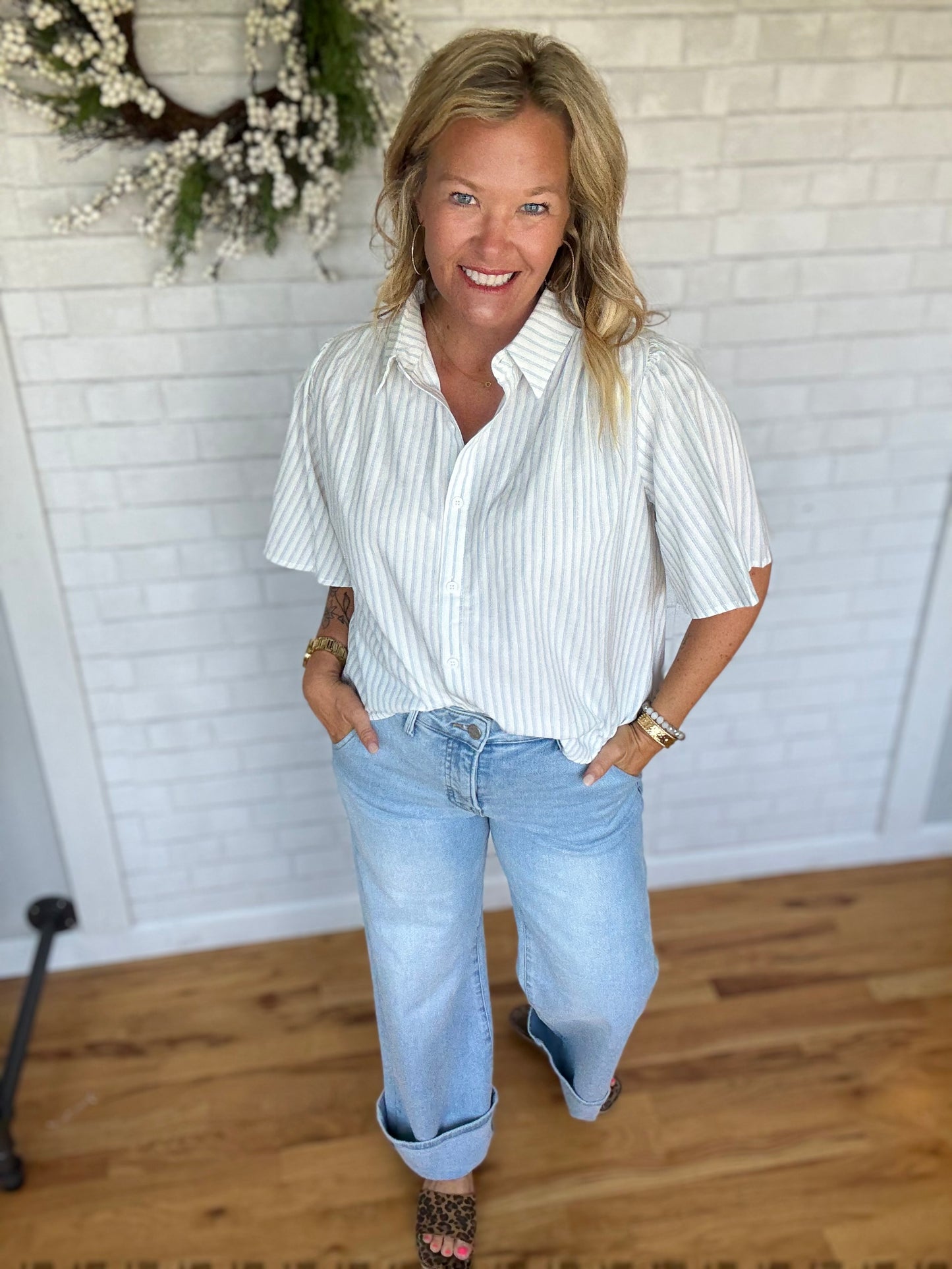 Rebecca Wide-Cuffed Jean