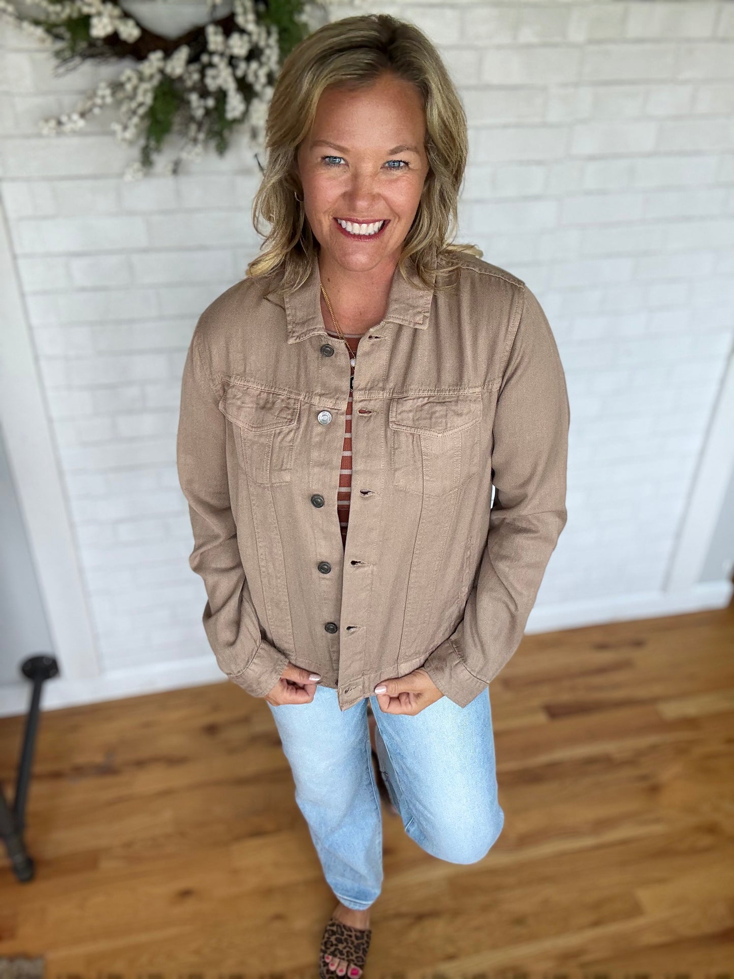 Jackie Jacket - Taupe