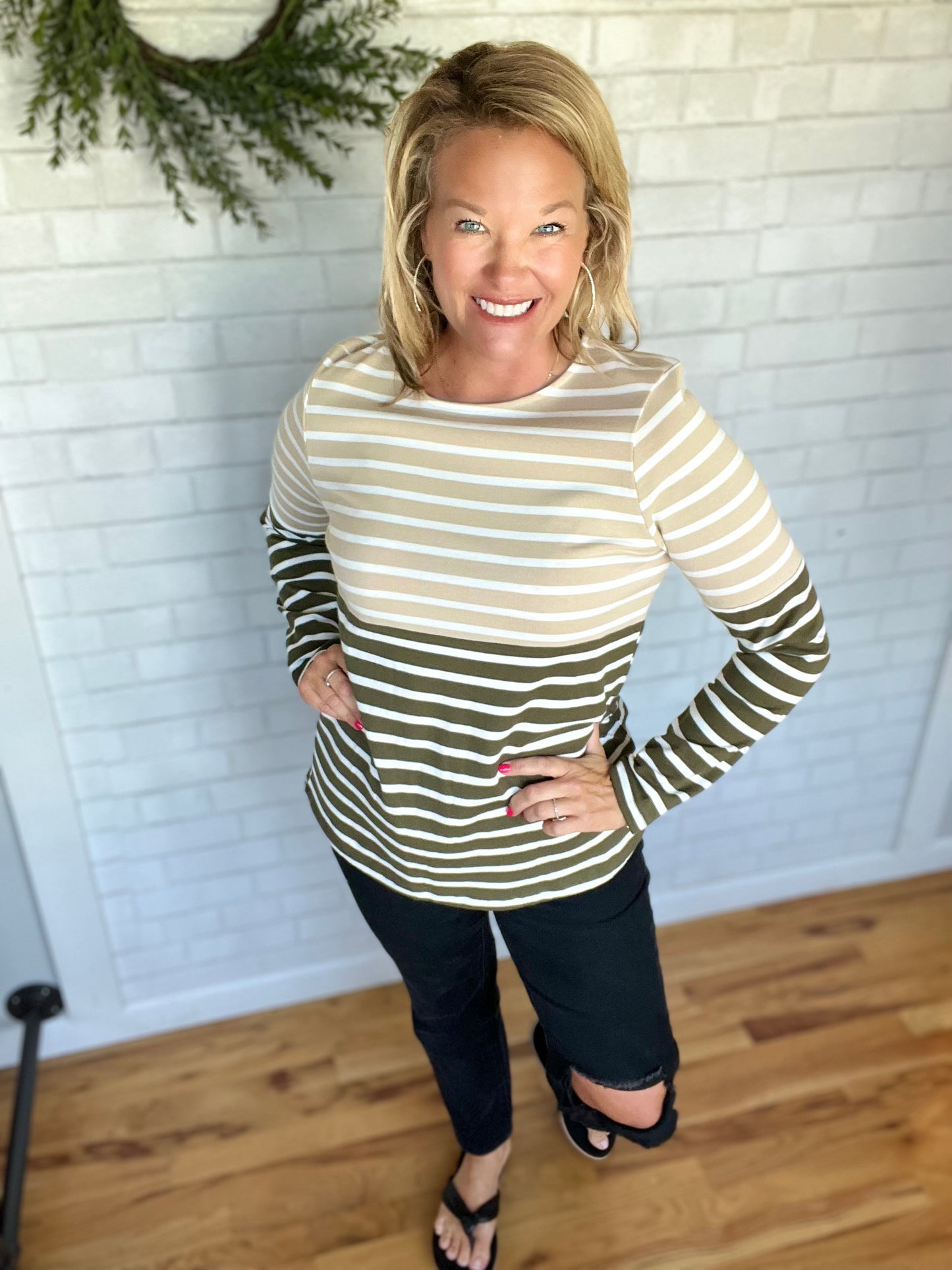 Ollie Striped Top
