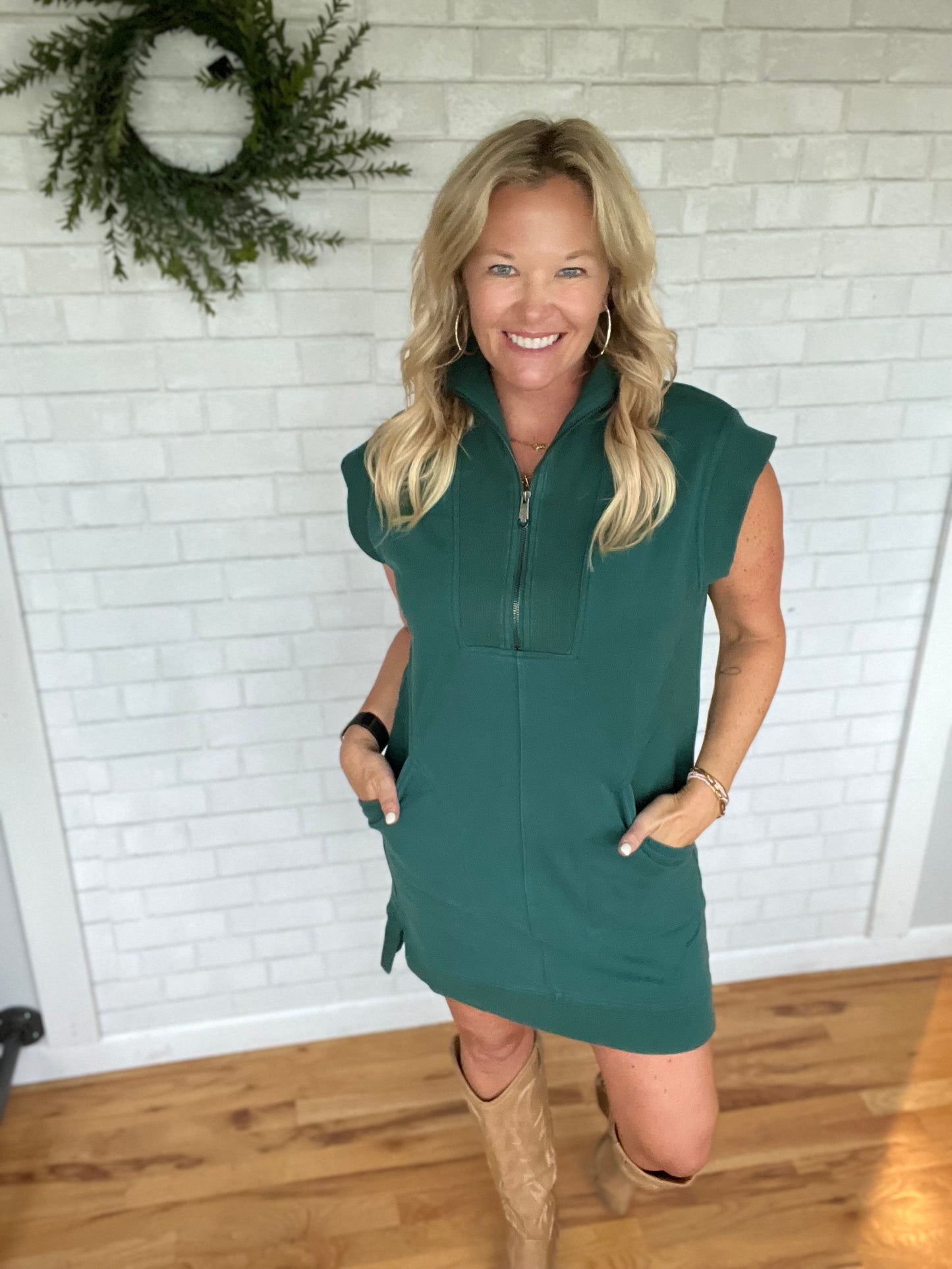 Dylan Dress - Forest Green