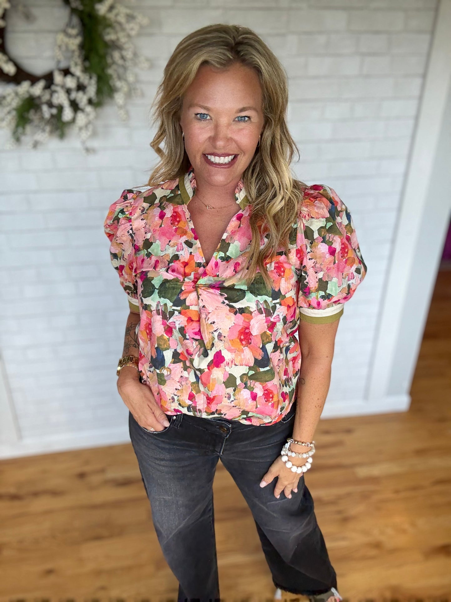 Flora Banded Blouse