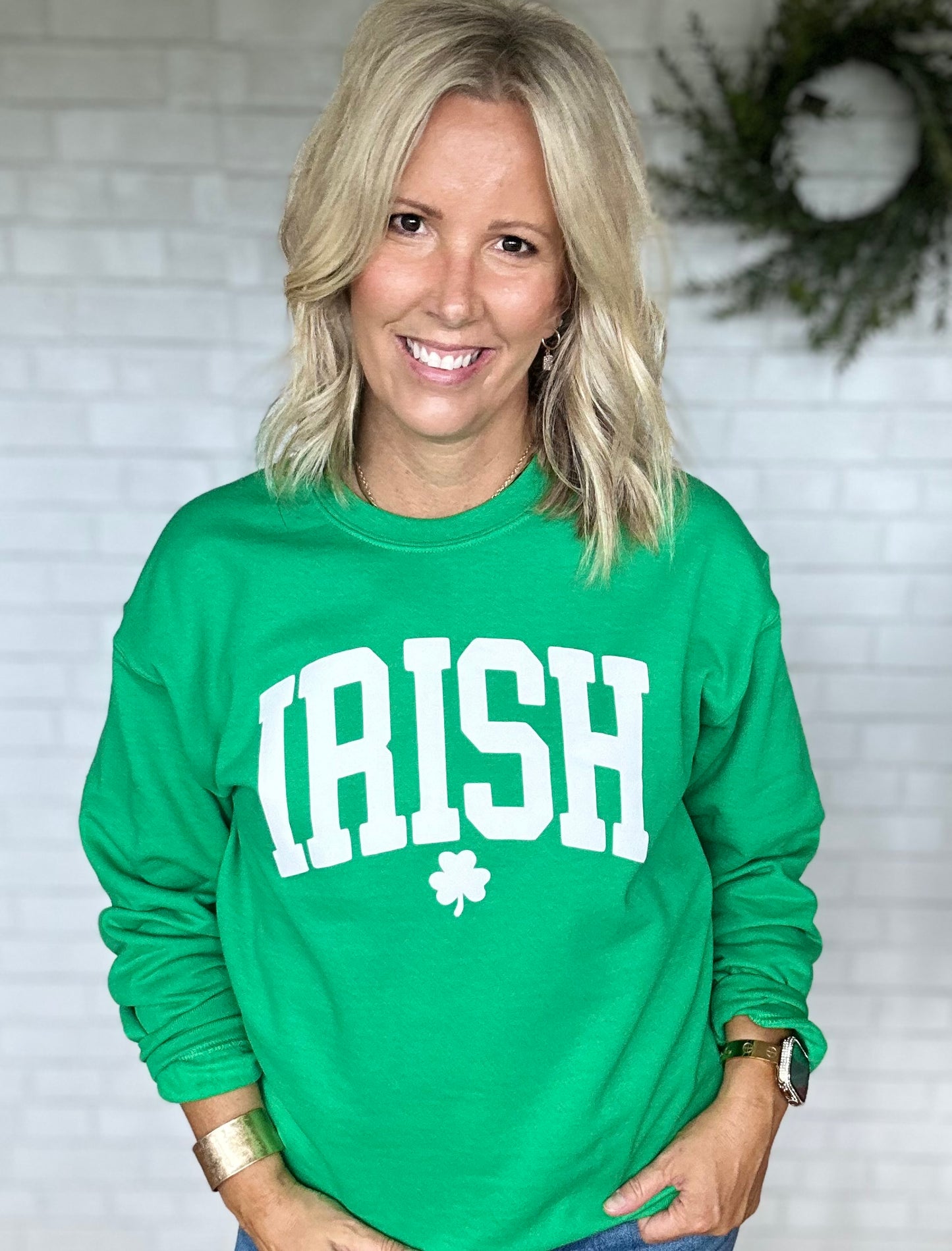 Irish Graphic Sweatshirt - Irish Green