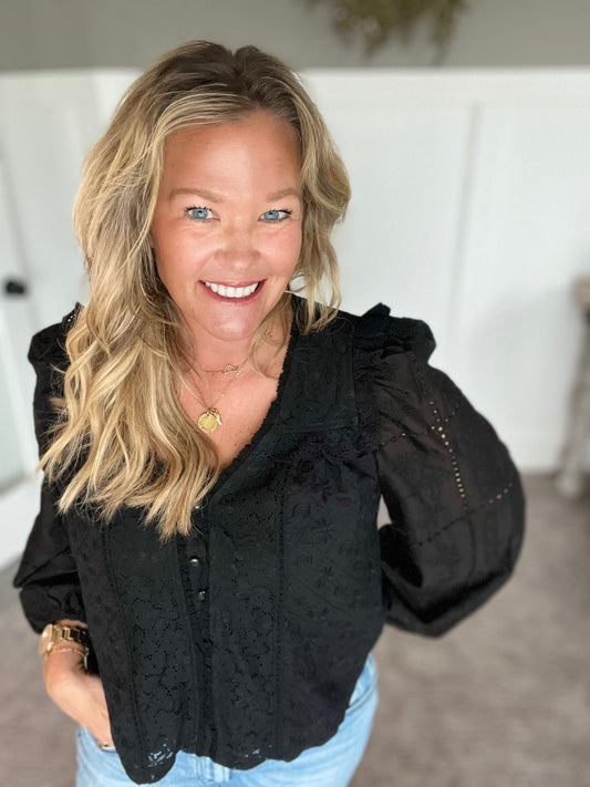 Ruby Lace Top