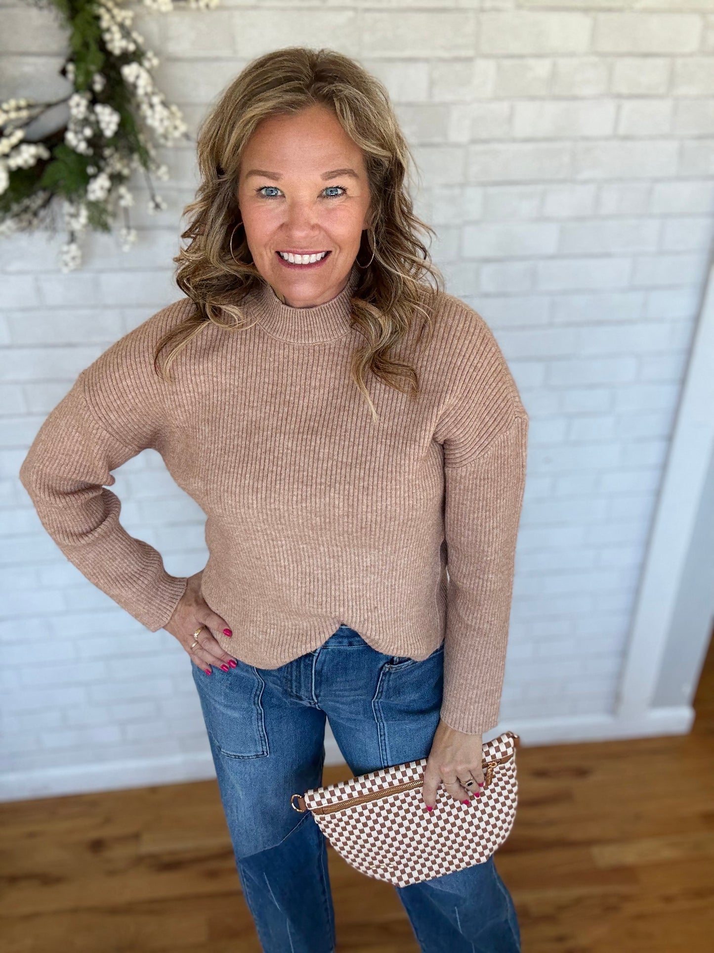 Lana Sweater - Heather Mocha