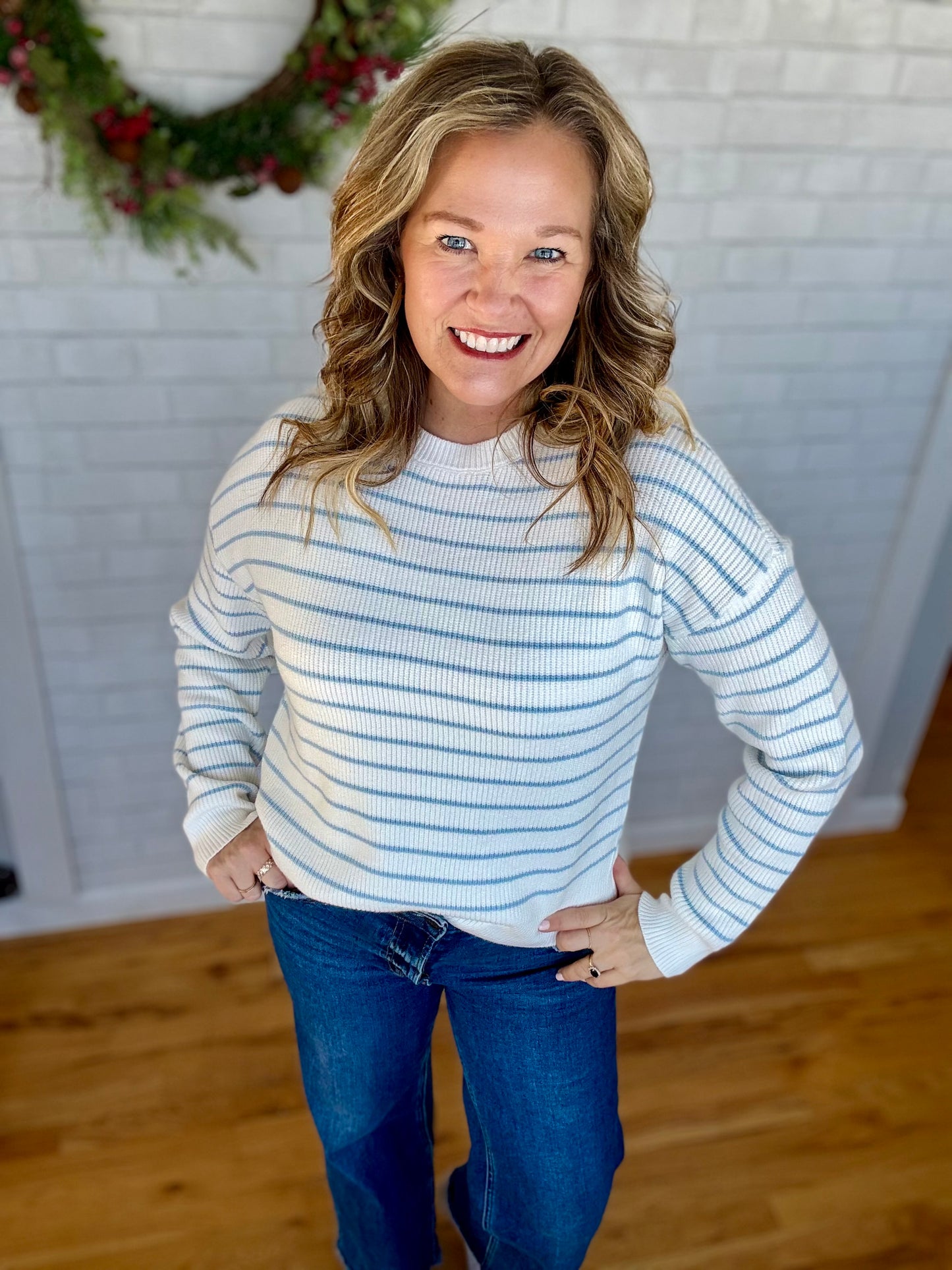 Ely Sweater - Powder Blue