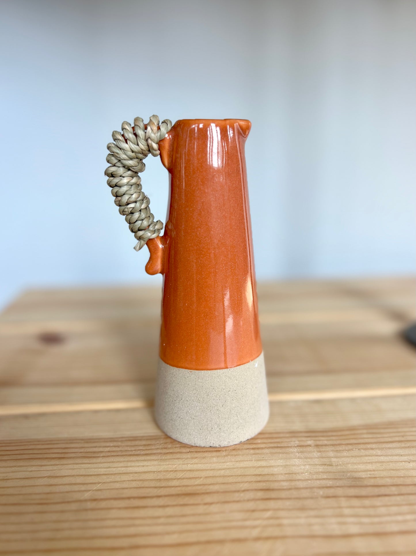 Rust Pitcher Bud Vase