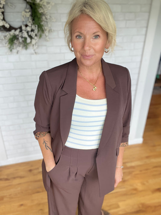 Meadow Blazer - Espresso