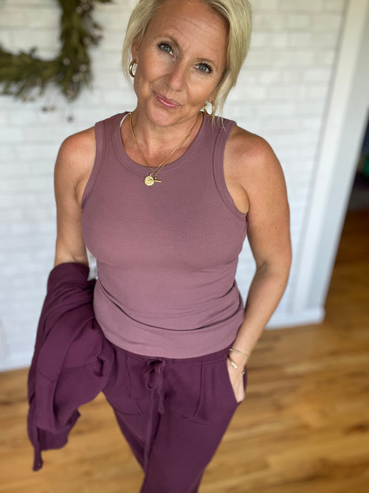 Essential Tank Top - Rose Taupe