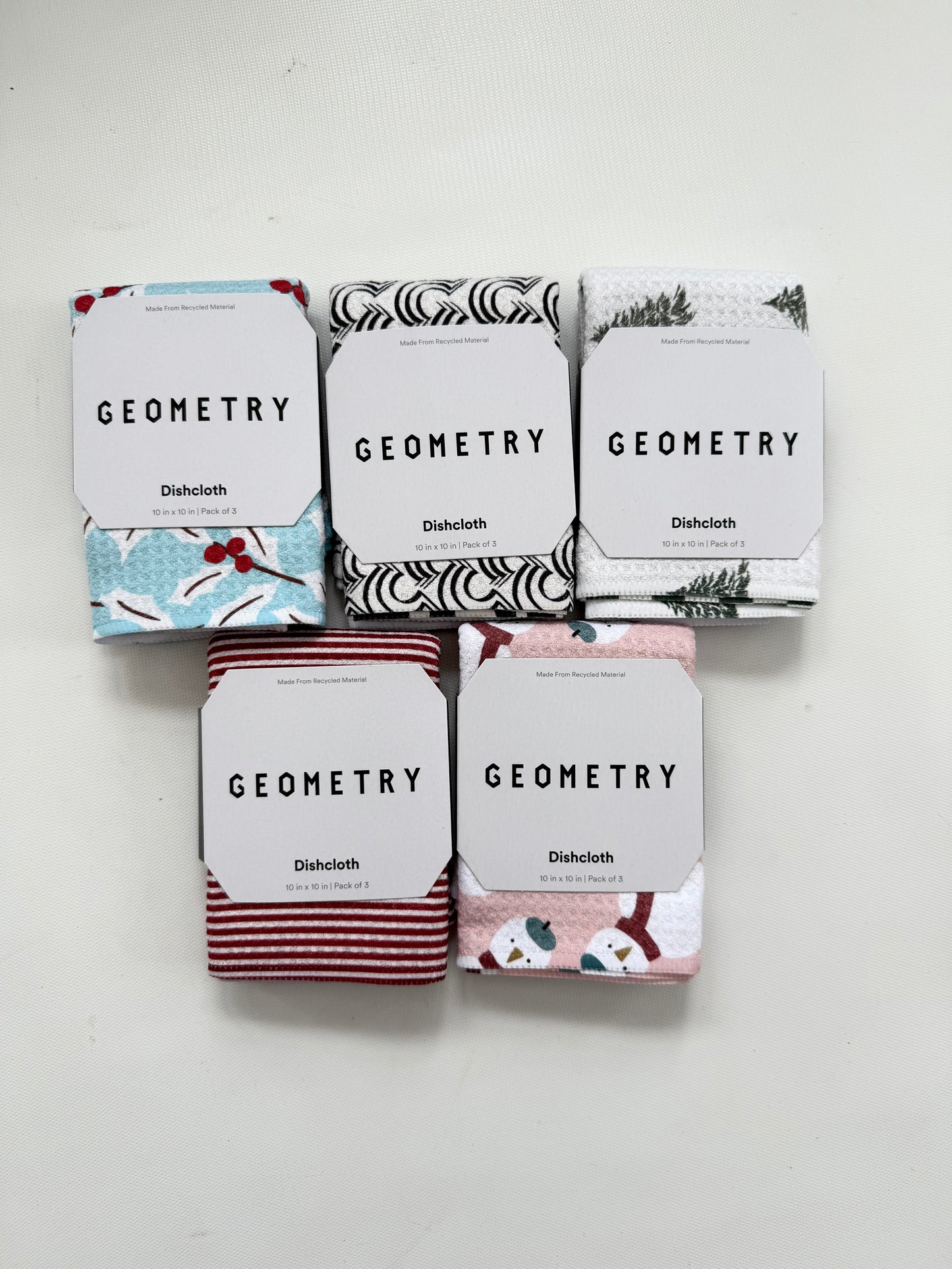 Geometry Dishcloth Set