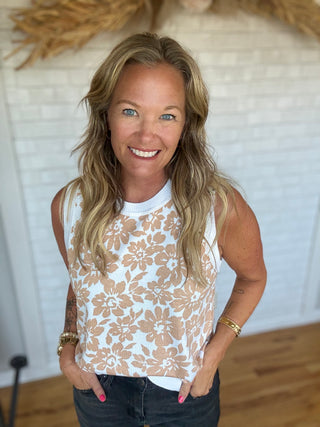 Haley Floral Tank Top