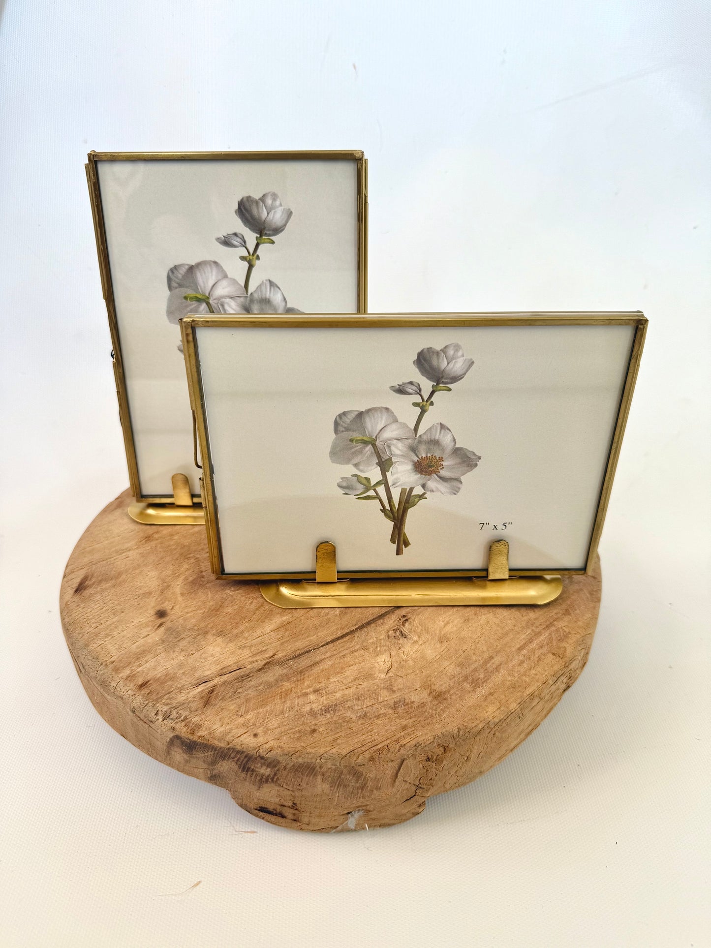 Brass/Glass Photo Frame 5x7