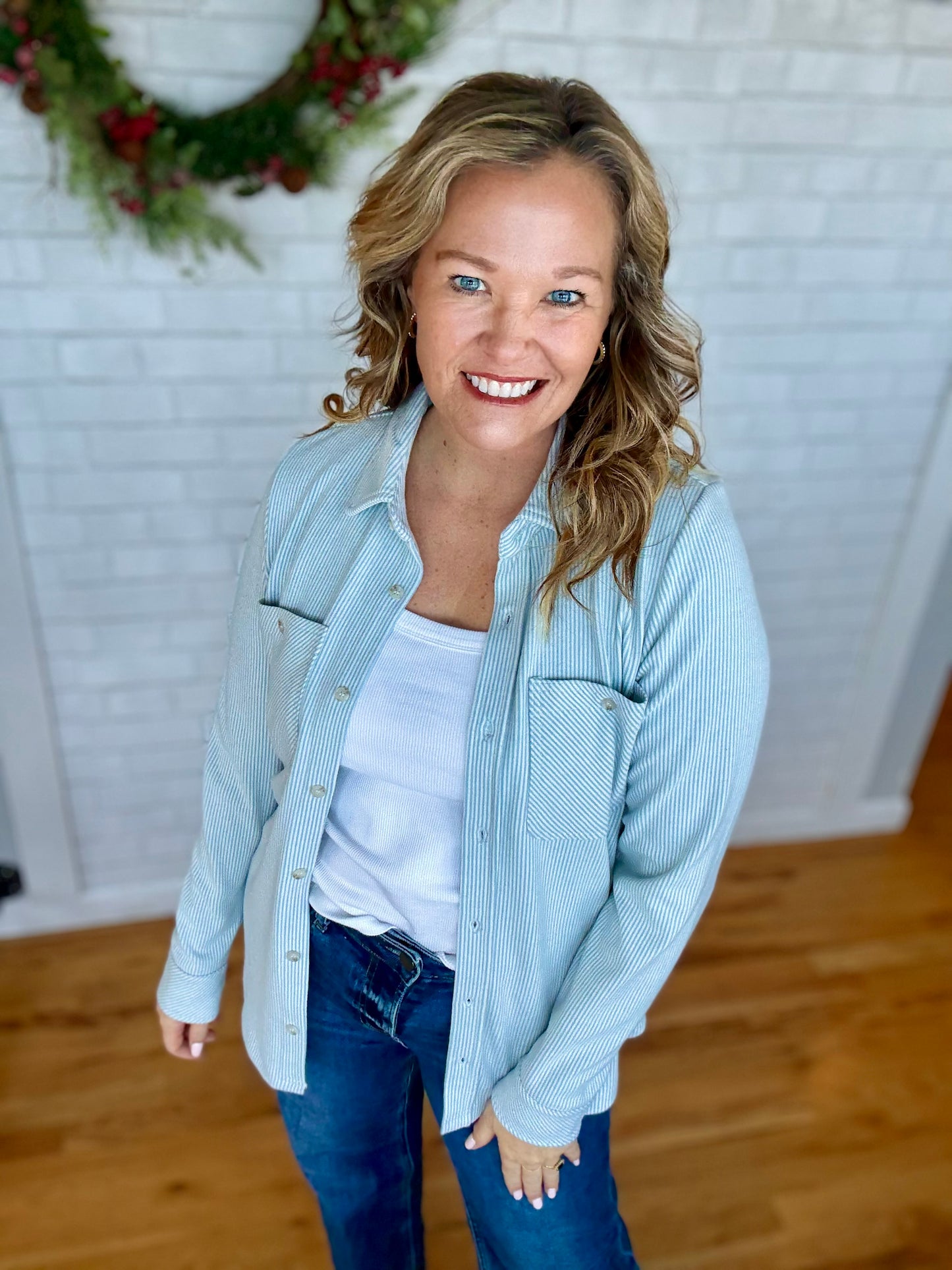 Lewis Shirt - Blue Stripe