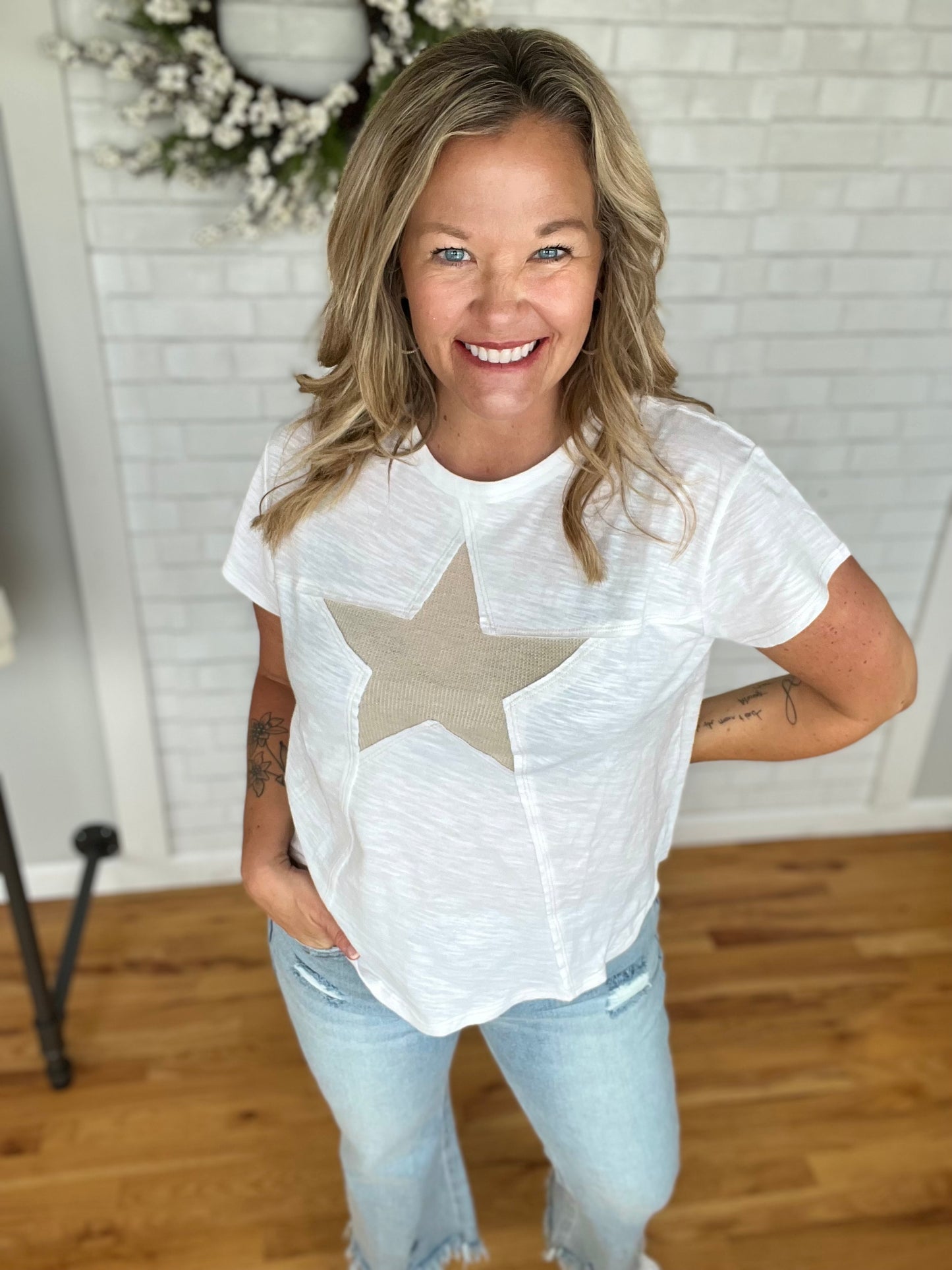 Natural Star Tee