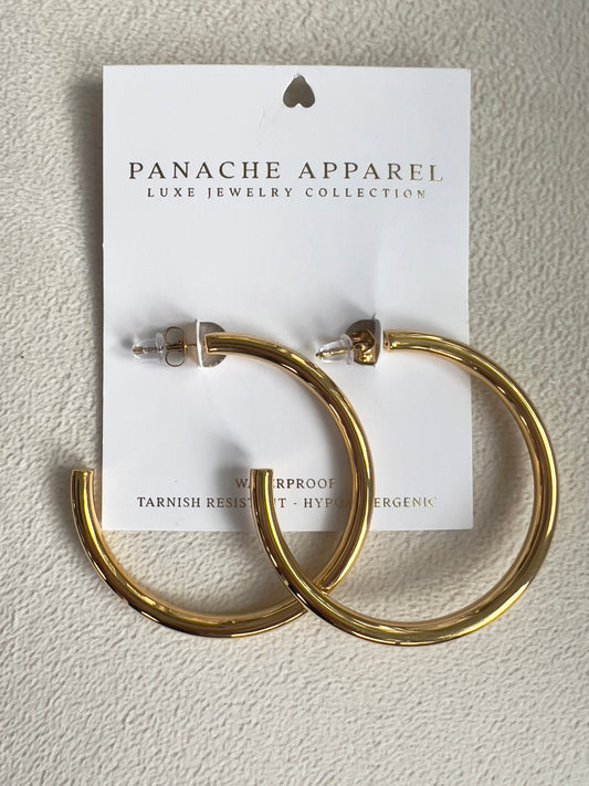 Luxe Gold Large Hoops