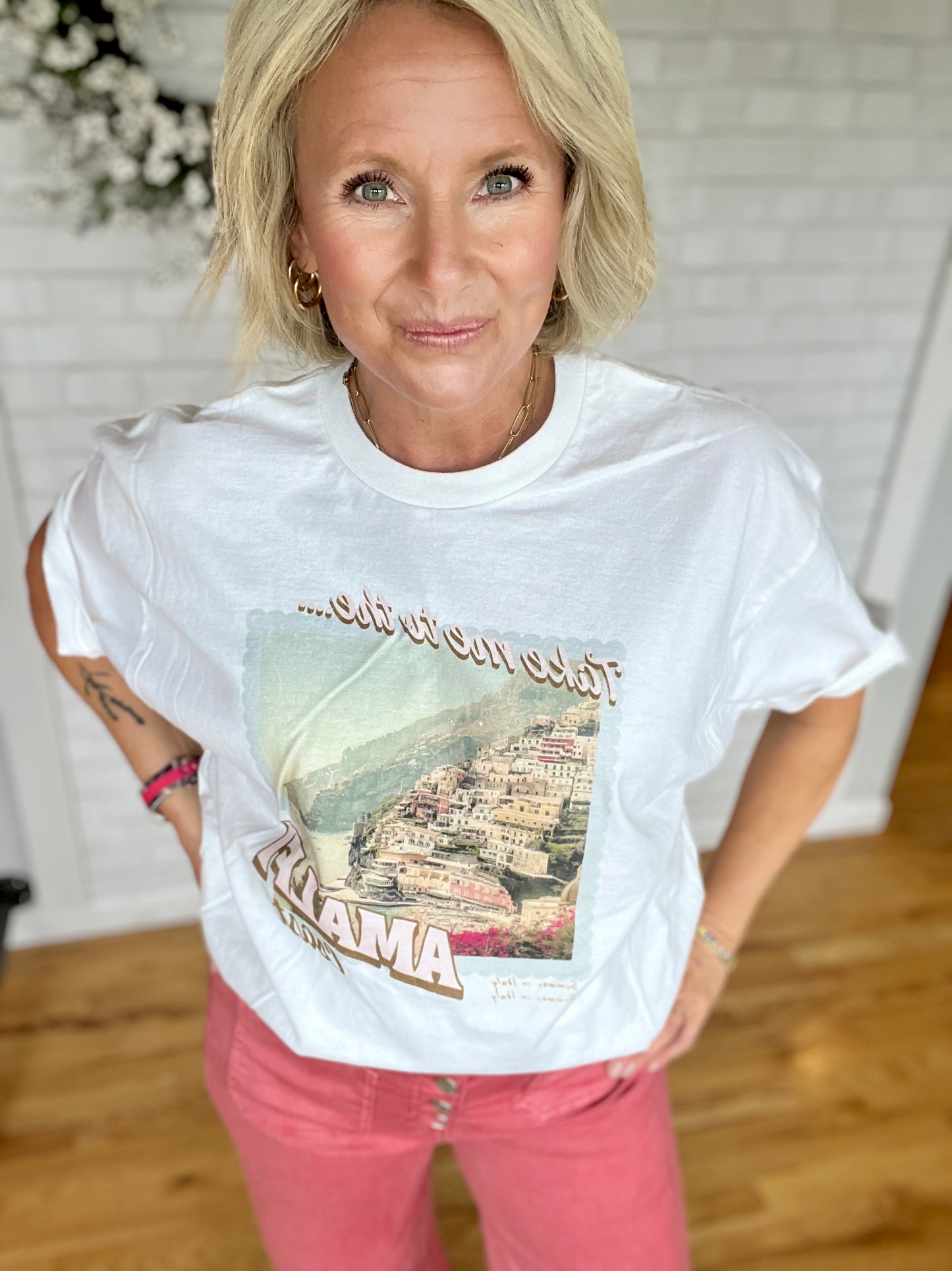 Amalfi Coast Graphic Tee