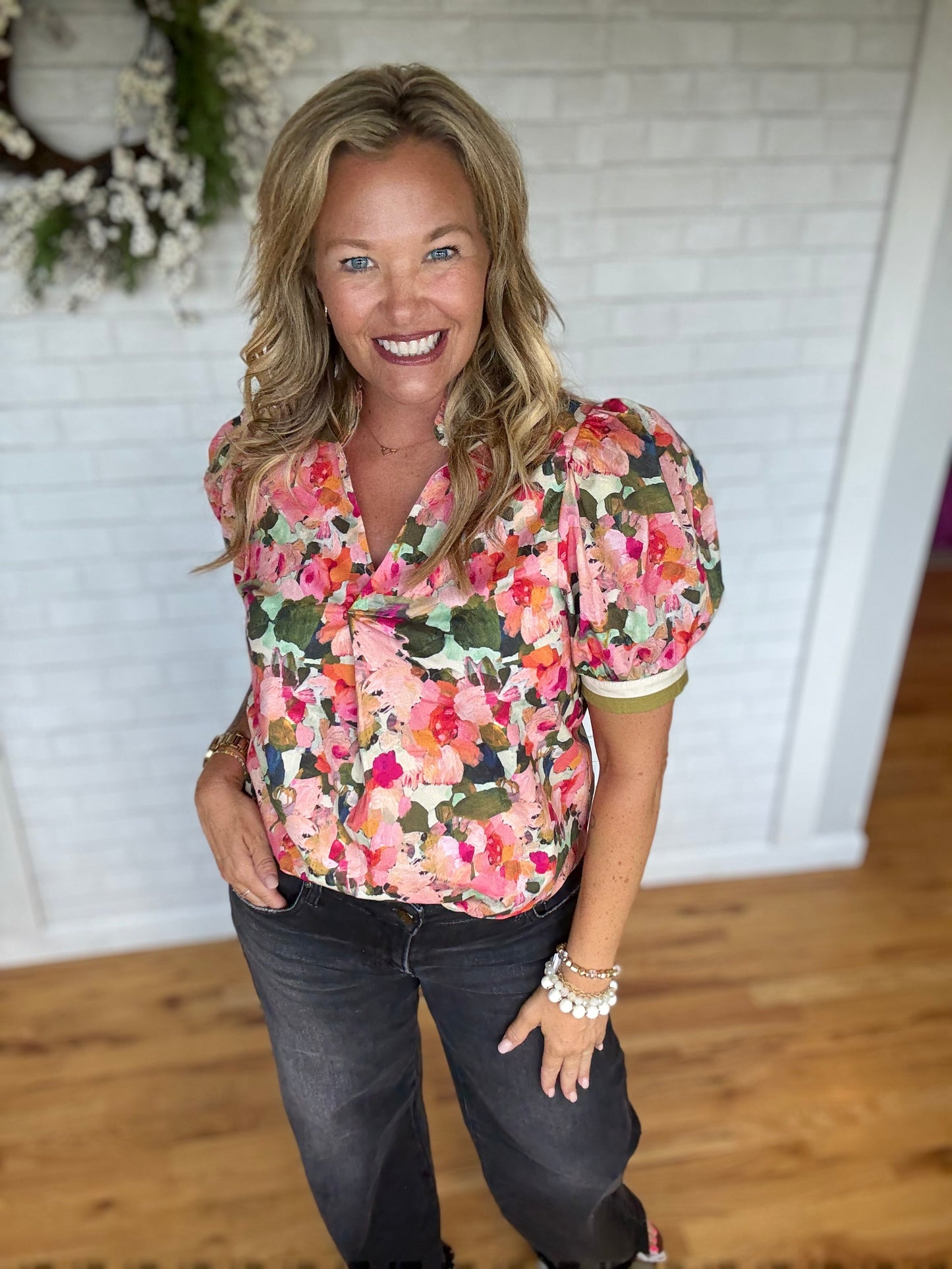 Flora Banded Blouse