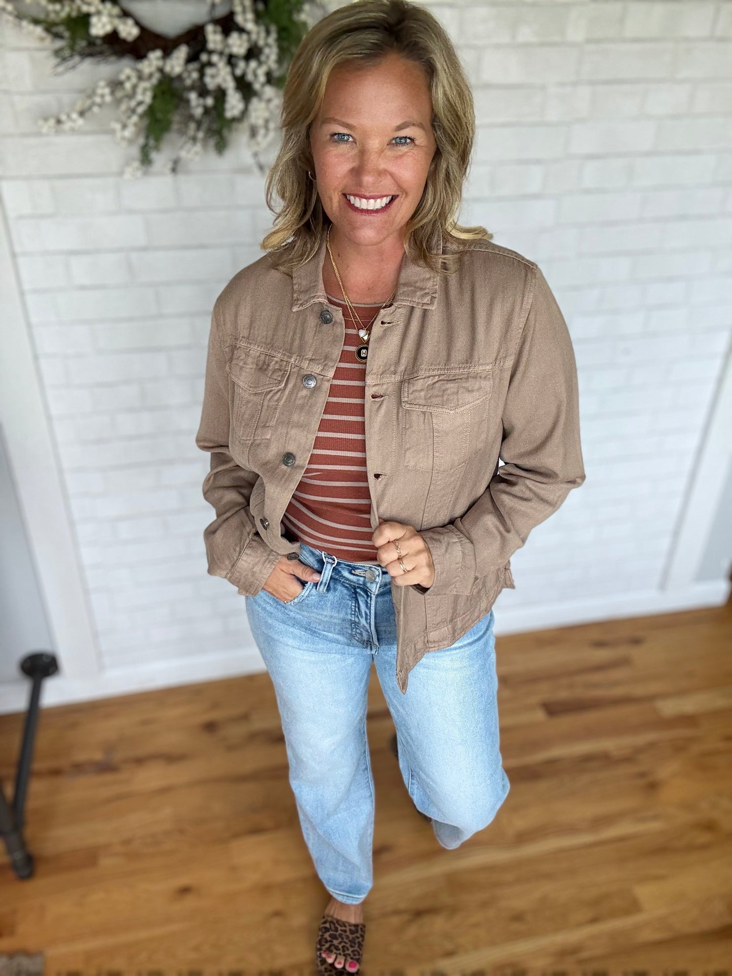 Jackie Jacket - Taupe