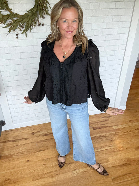 Ruby Lace Top