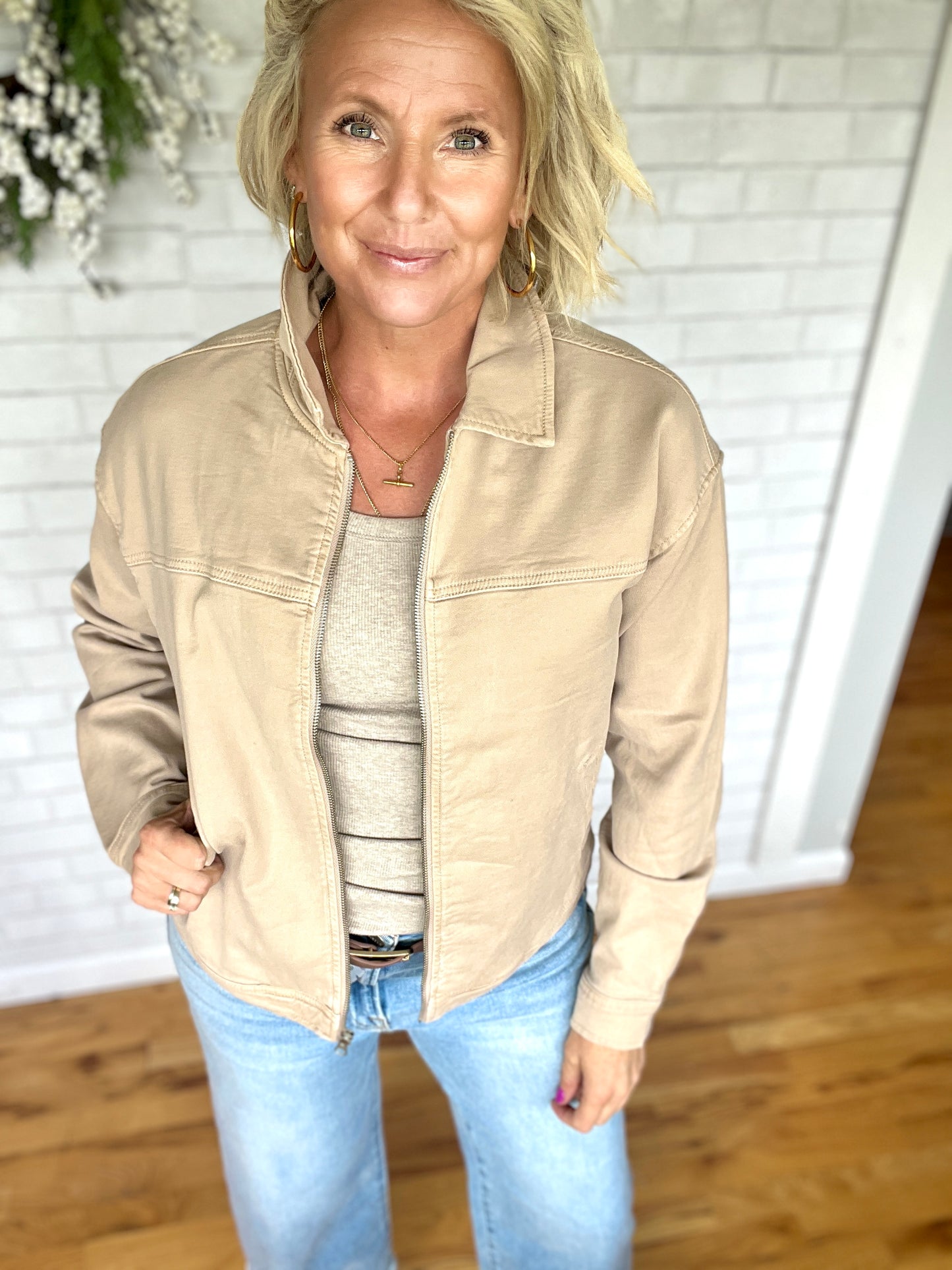 Sophia Jacket -Taupe