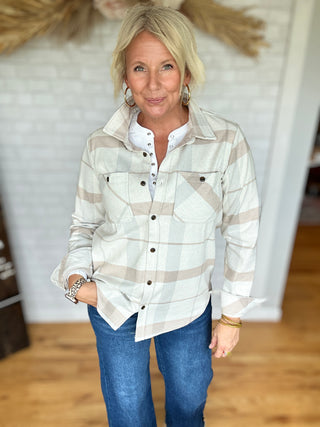 Sienna Plaid Button Up