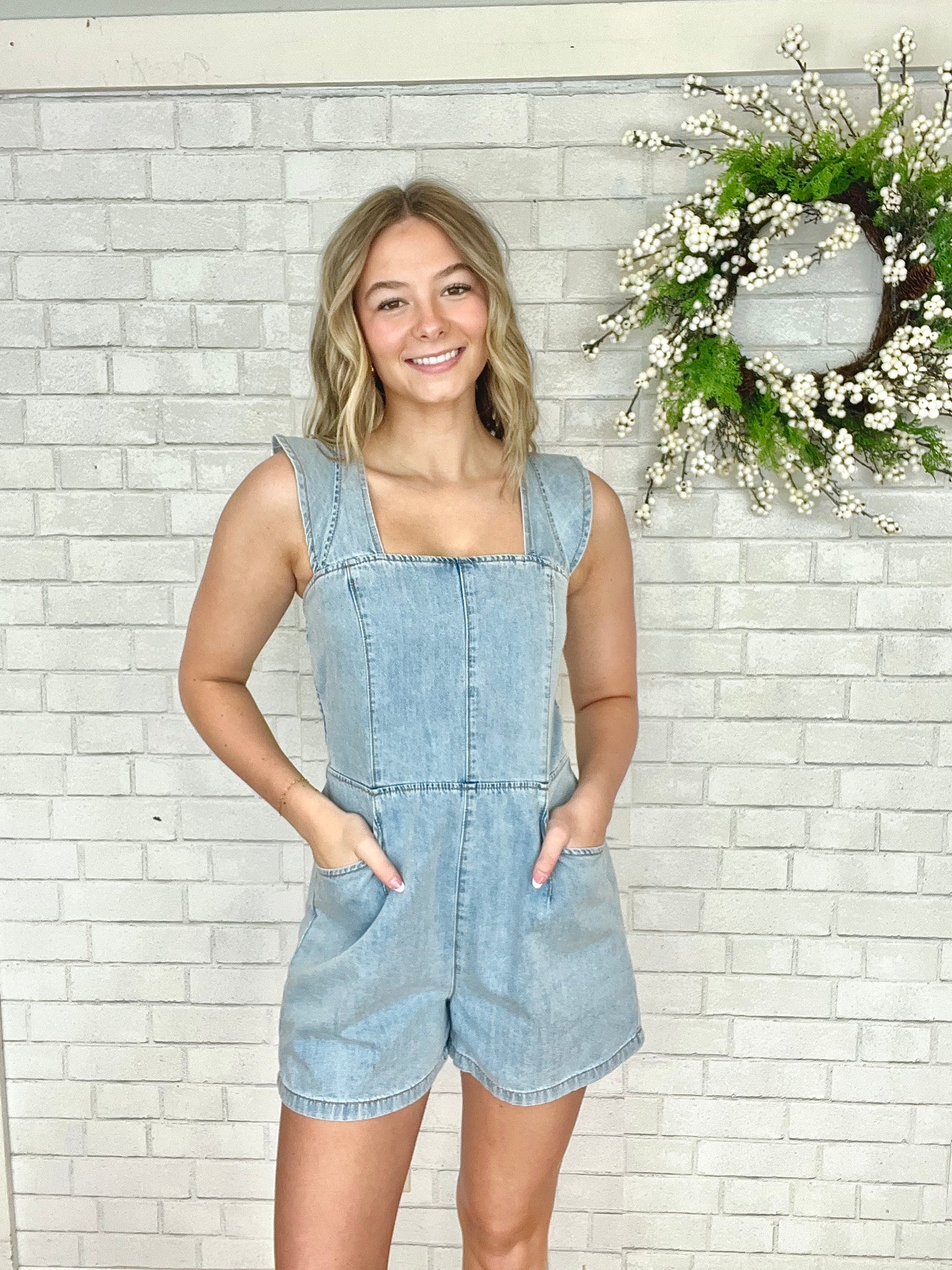 Dylan Denim Romper