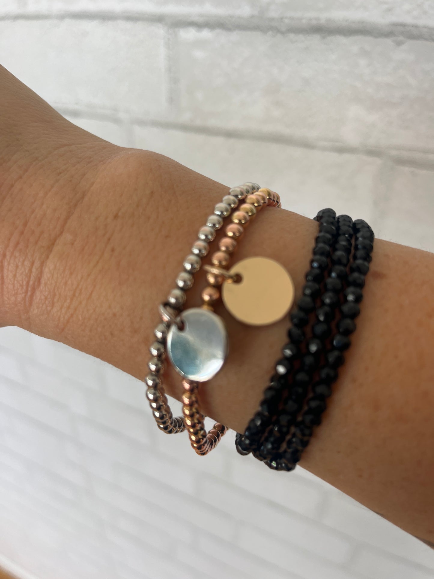 Birdie Beaded Stretch Bracelet