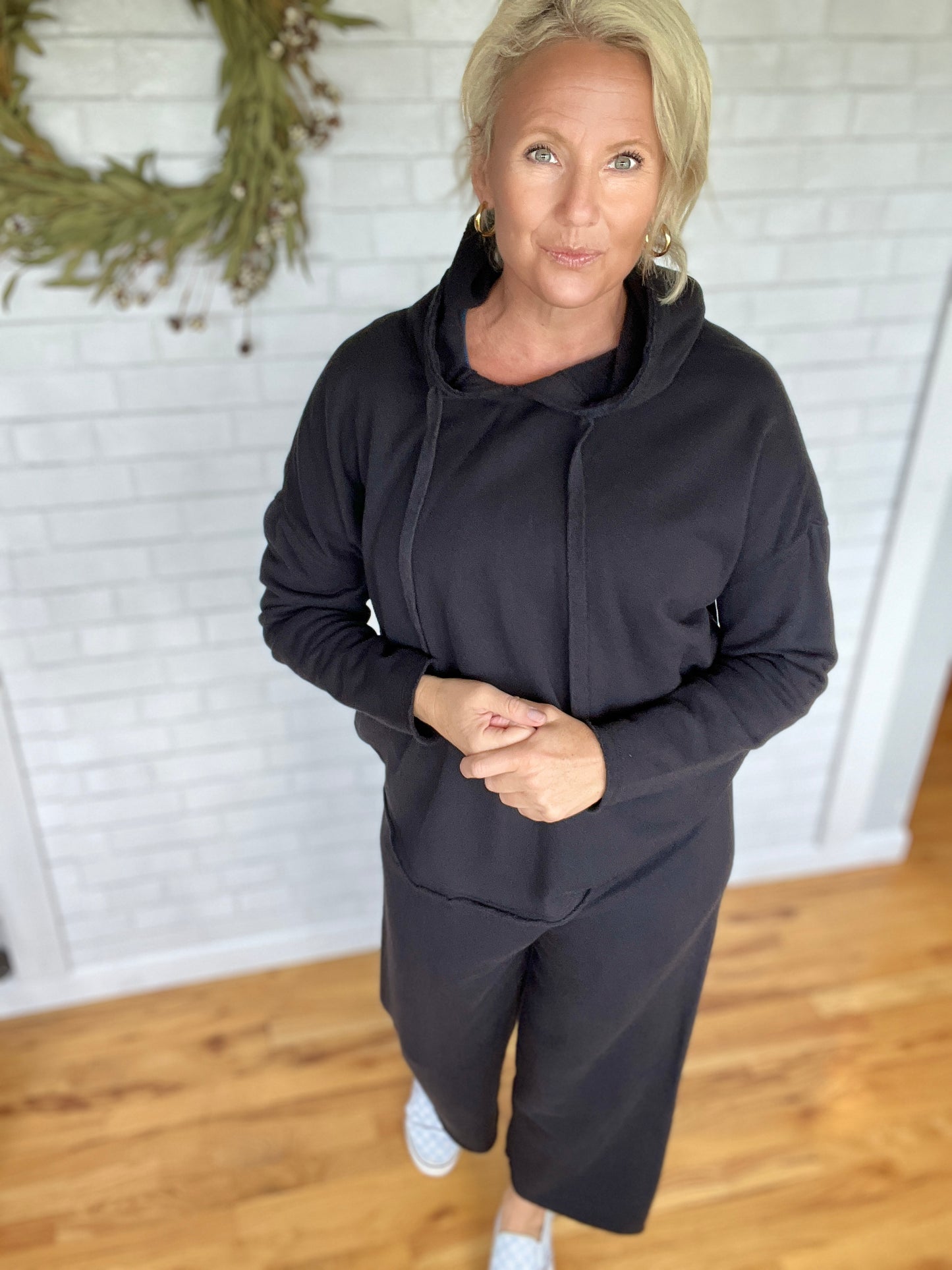 Malibu Wide Leg Pant - Black